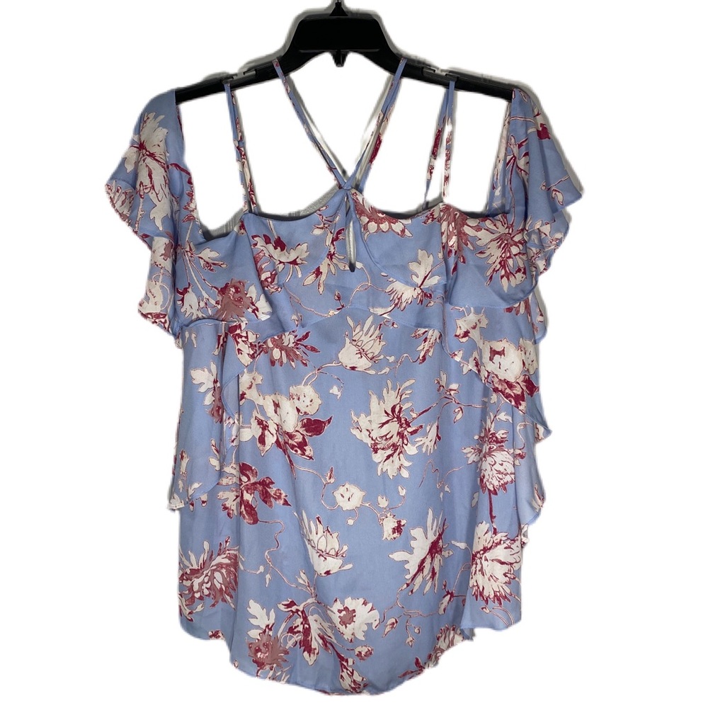 A.N.A Blue Floral Shirt XL